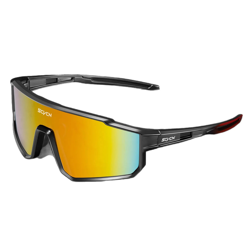 SCVCN Shock Resistant Sports Goggles Wind Sand Barrier Unisex Biking Running Sun Glasses UV Filter Eyewear