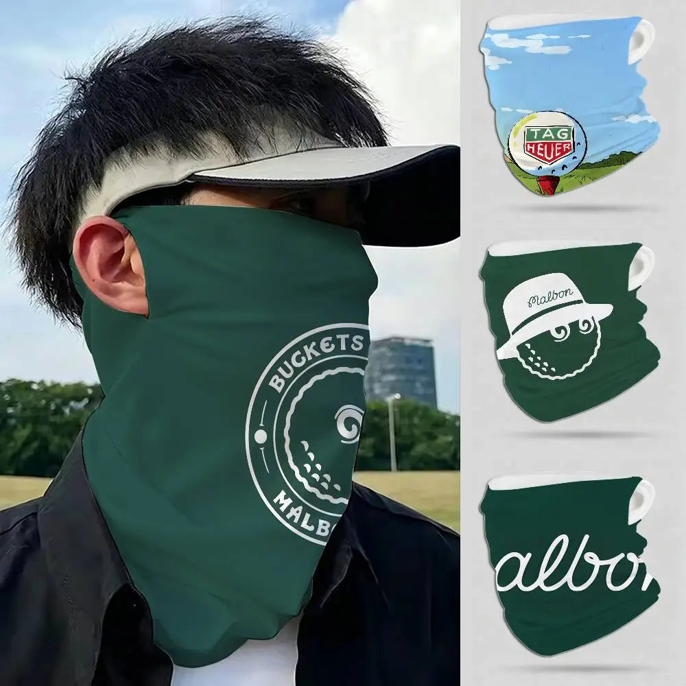 Fashion G-Golf Brand M-Malbon Warm windproof multifunctional face mask breathable neck gaiter for outdoor travel and adventures