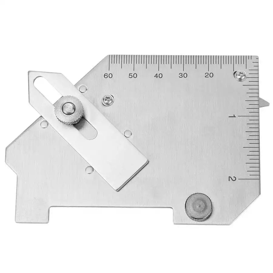 AL1063 MG-8 Weld Gauge Seam Inspection Ruler Bridge CAM Ruler Degree Angle Welding Gage Stainless Steel Welding Measure Tool