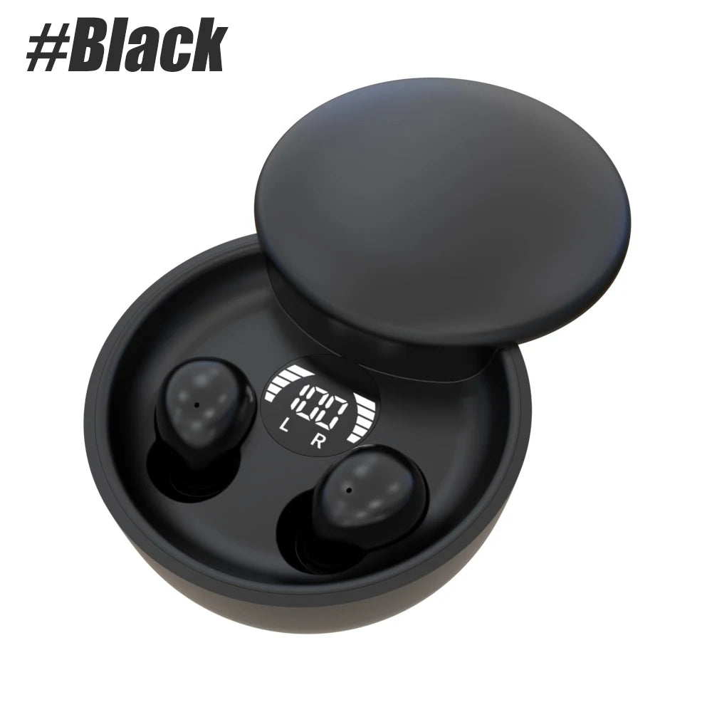1Set Mini Invisible Sleep Wireless Earbuds True Wireless TWS Bluetooth 5.3 Earphones Comfort Side Sleep In-ear Headphones Touch