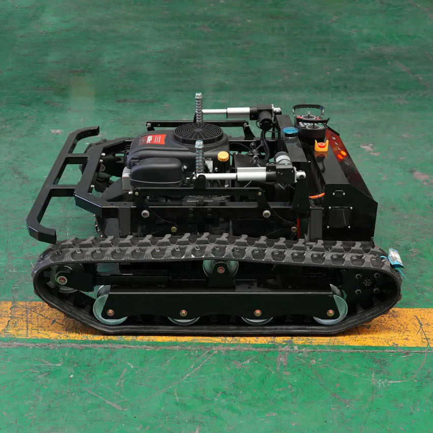 Diesel Remote Control Crawler Reel Lawn Mower - Efficient Garden Landscaping Tool