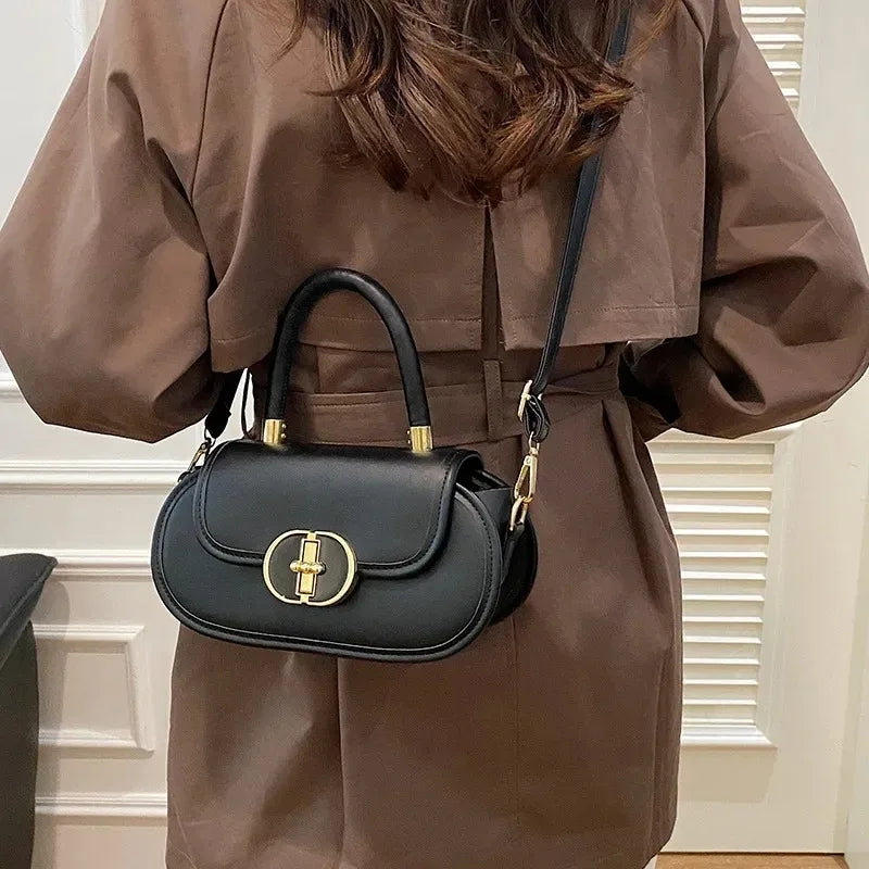 High Quality Niche Design Bag New Fashionable and Versatile Apple Lock Crossbody Bag Stylish Handbag