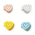 5pcs heart-Shaped Breathable Electric Toothbrush Head Protector, Travel Storage Case, Dust Cover, Lightweight