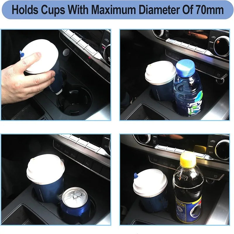 Multifunction Car Beverage Cup Bottle Holder Adhesive Cup Storage Rack Holder Car Drink Rack Auto Interior Accessories Black