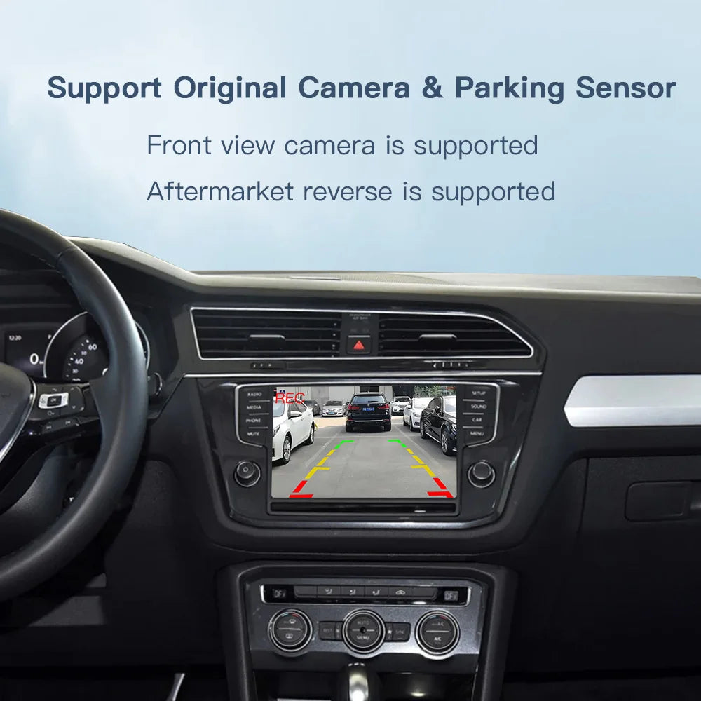 AUTOABC New Wireless Carplay Android Auto for VW MIB1 MIB2 Platform Golf MK7 GTD 2013-2019 with Mirror Link AirPlay Functions