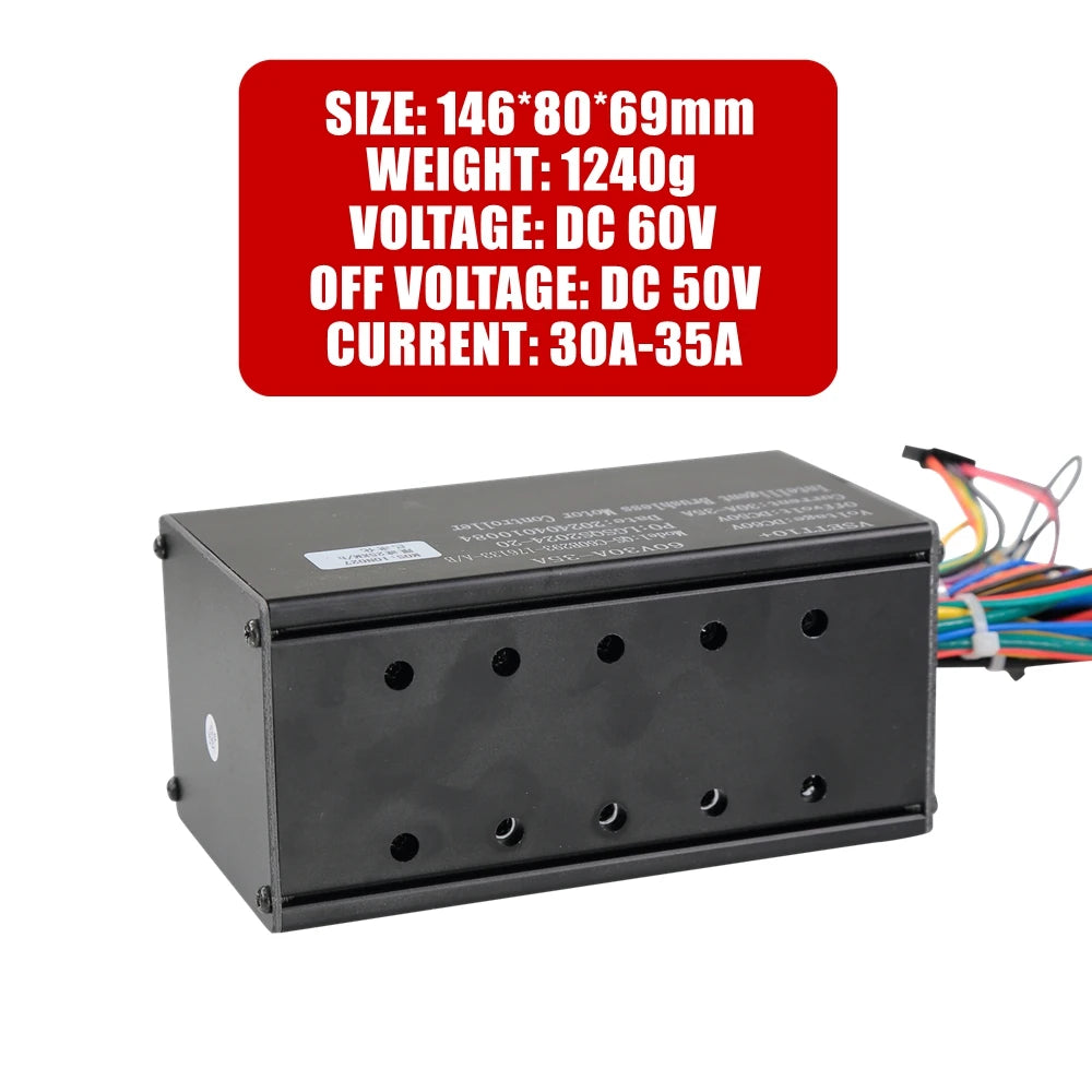 Original VSETT 10+ Intelligent Brushless Controller Only for VSETT 10+ Electric Scooter Integrated 2 in 1 with Hall of Sine Wave