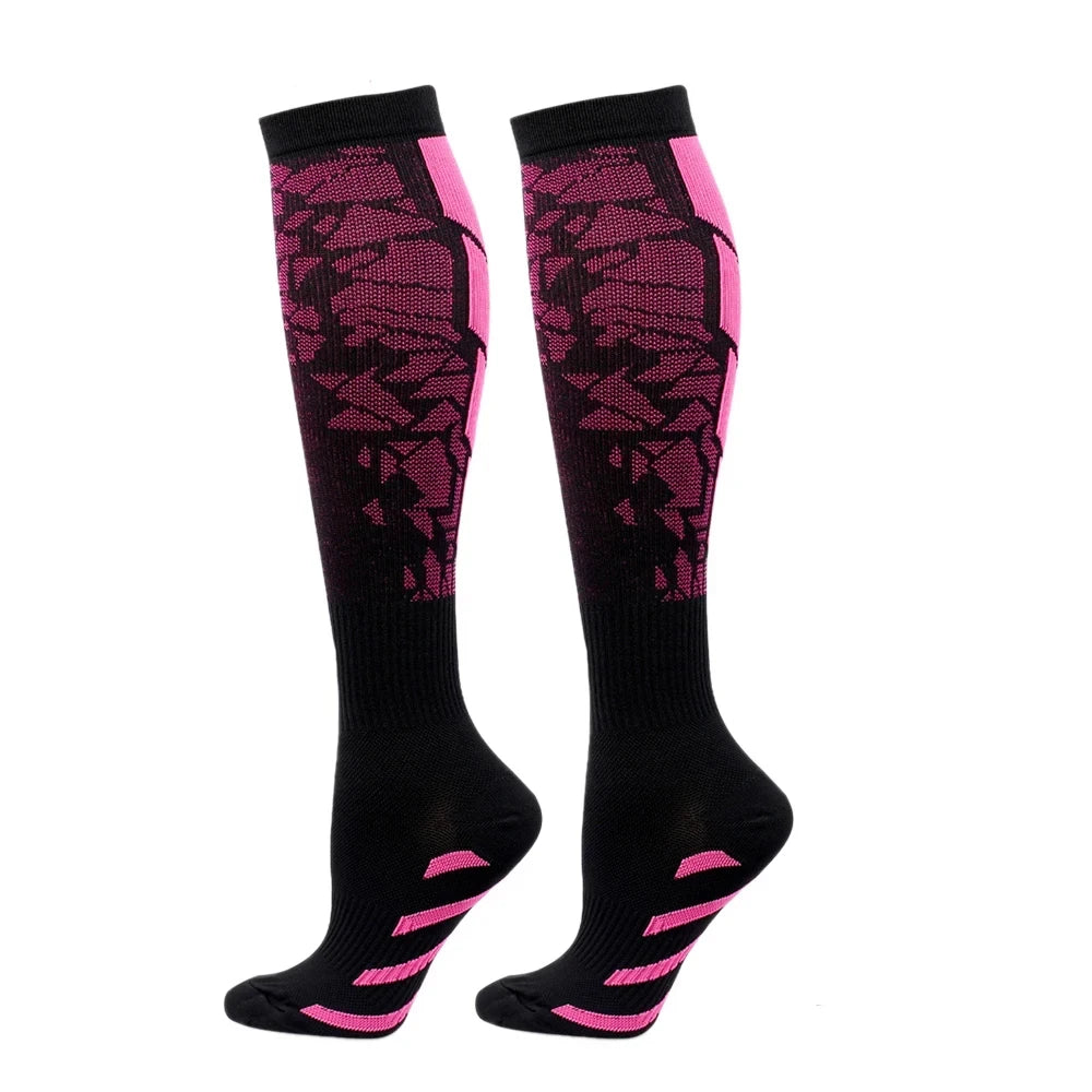 Compression Socks Varicose Veins Socks Pregnancy Anti Fatigue Blood Circulation Socks Gym Outdoor Cycling Football Fitness Socks