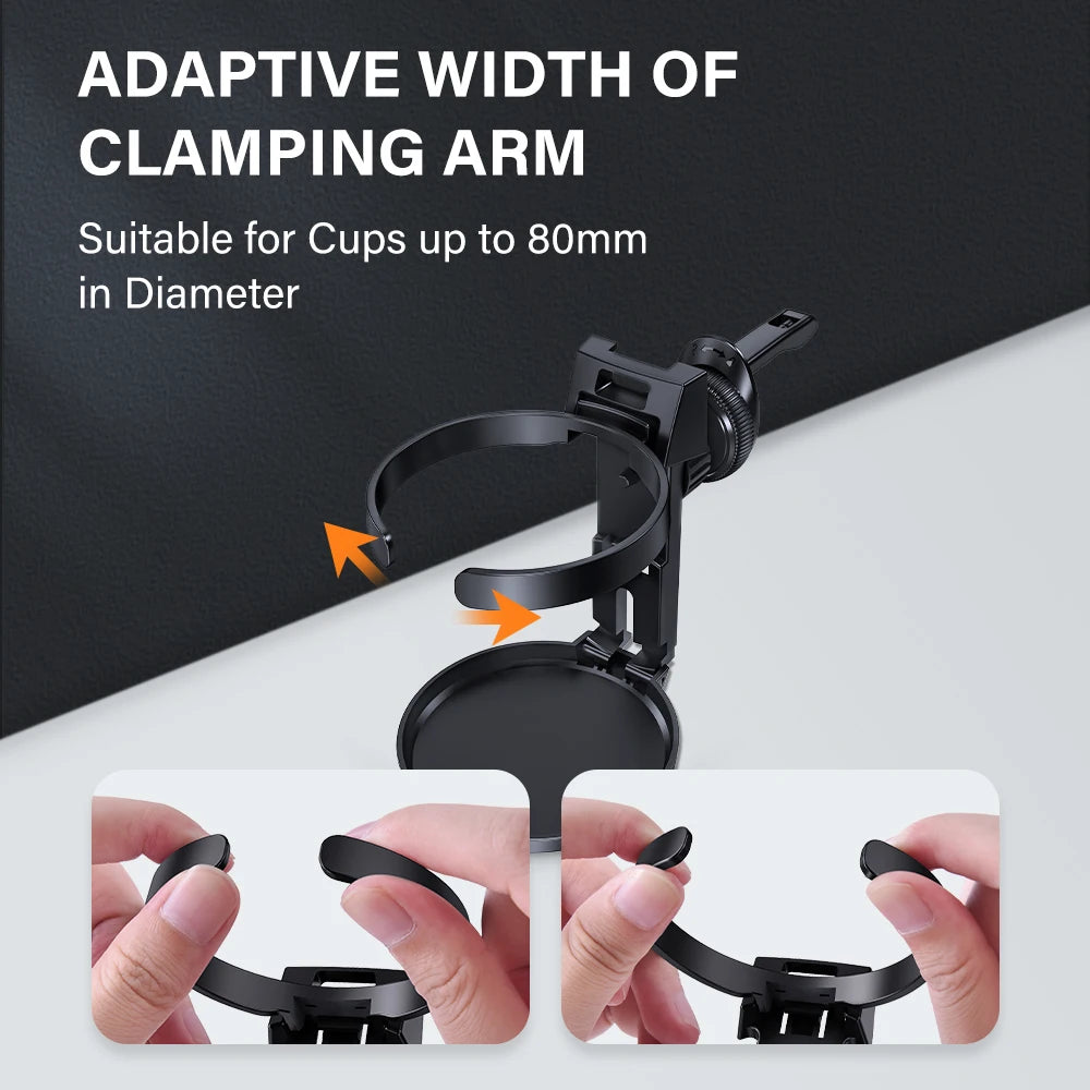 Foldable Car Cup Holder Air Vent Outlet Drink Bottle Holder Car Cup Rack Auto Interior Accessories Beverage Ashtray Mount Stand