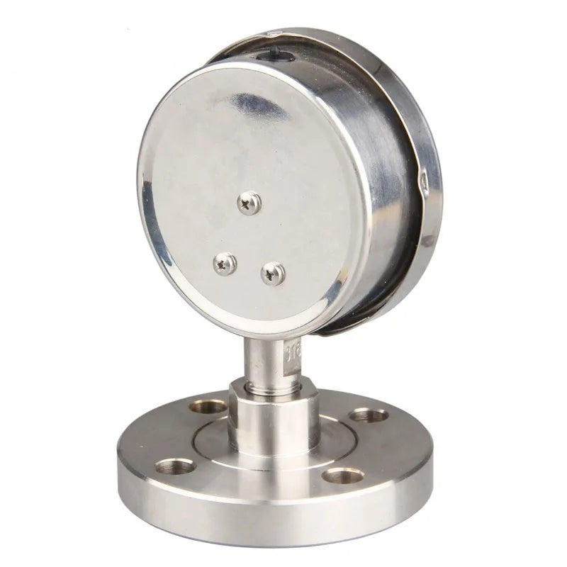 SS304 Stainless Steel DN50 M20*1.5 Diaphragm Pressure Gauge Liquid Application Membrane Manometer Gauge