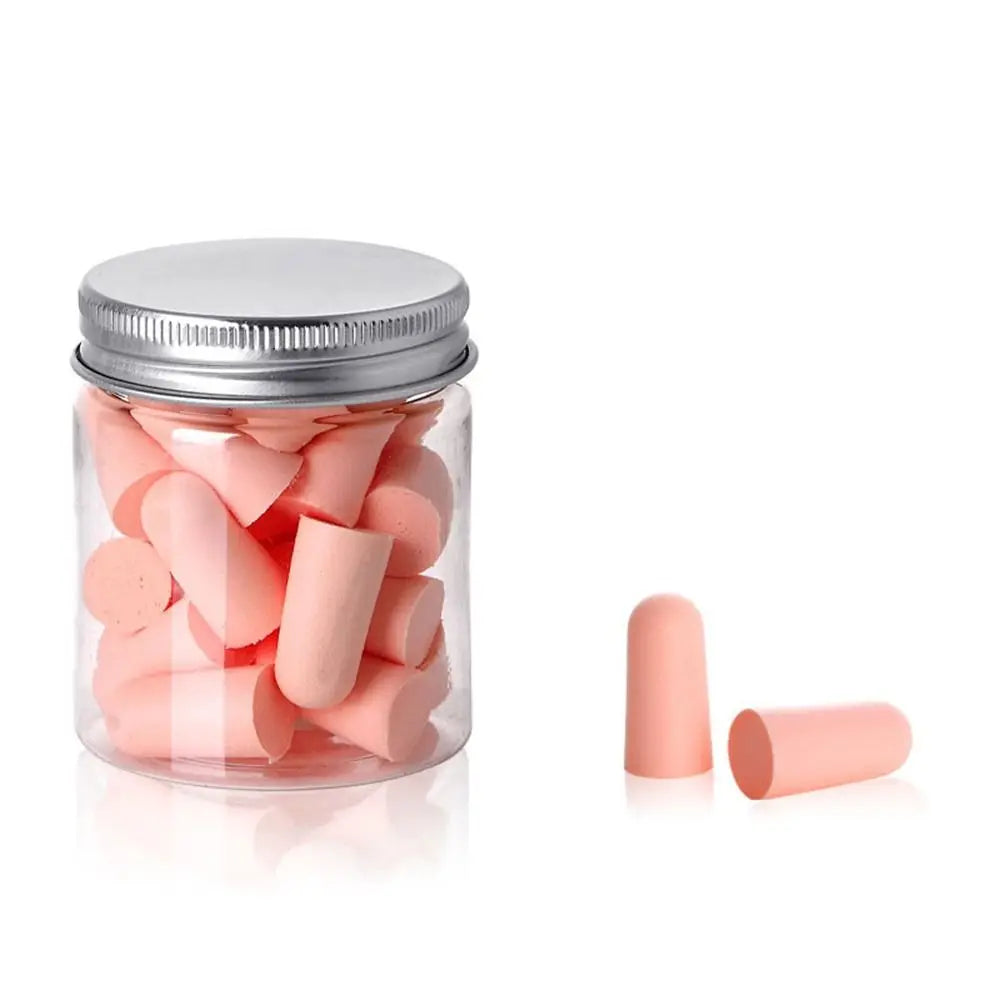 10/24/60/120PCS Multicolor Anti-noise Ear Plugs Slow Rebound Soft Hearing Protector Study Travel Noise Reduction Earplugs