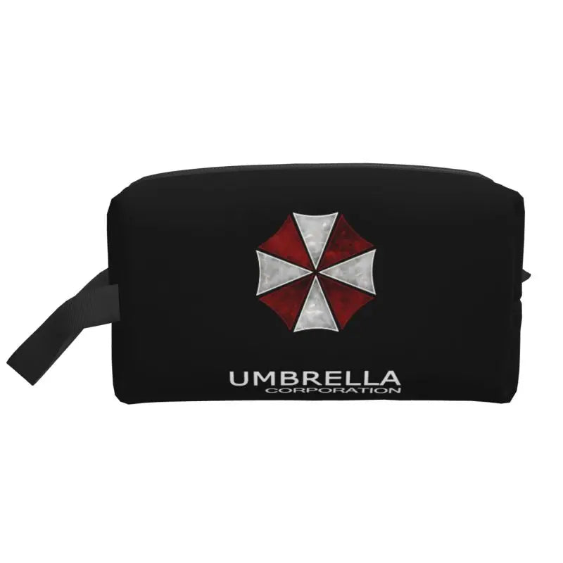 Umbrella Corporation Travel Storage Bags Portable Toiletry Bag Reusable Waterproof Makeup Cosmetic Bag Pouch for Women Men