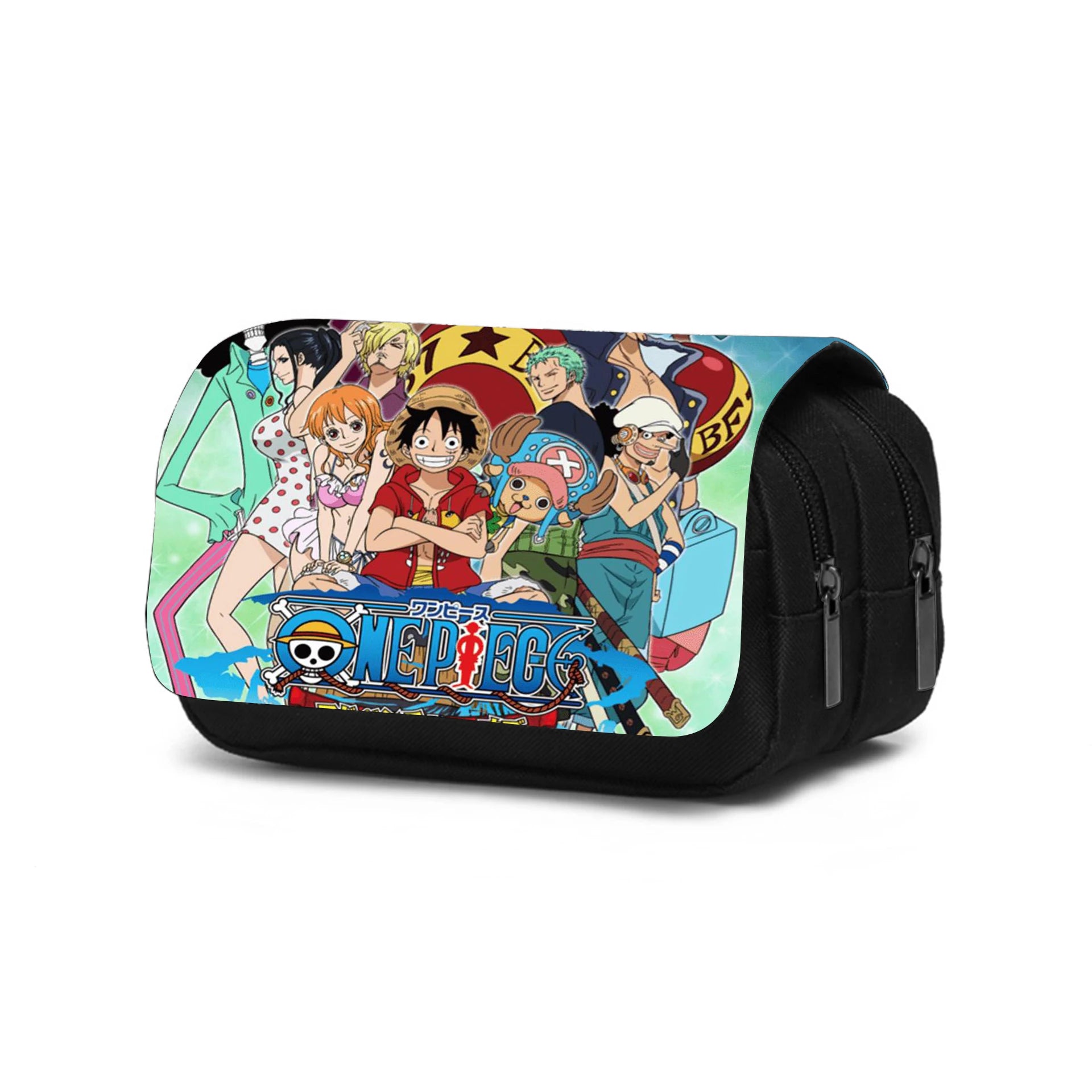 ONE PIECE Monkey D. Luffy Pencil Case Large Capacity Stationery Organizer Bag for Men, Women and Students Pen Bag Best Gift
