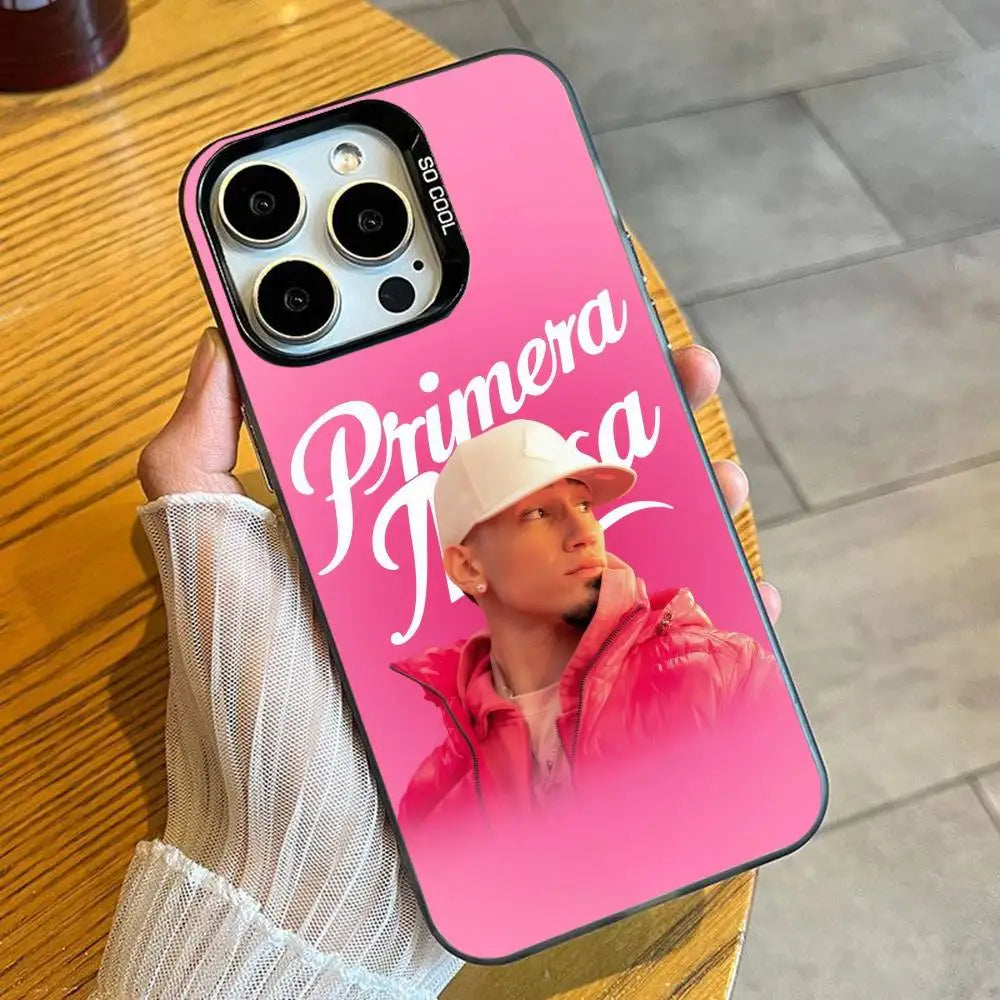 Por-Si-Manana No-Estoy O-Omar C-CourtzS Phone Case For iPhone 16 17 15 14 12 13 Pro Max Black Candy Matte Shockproof Cover