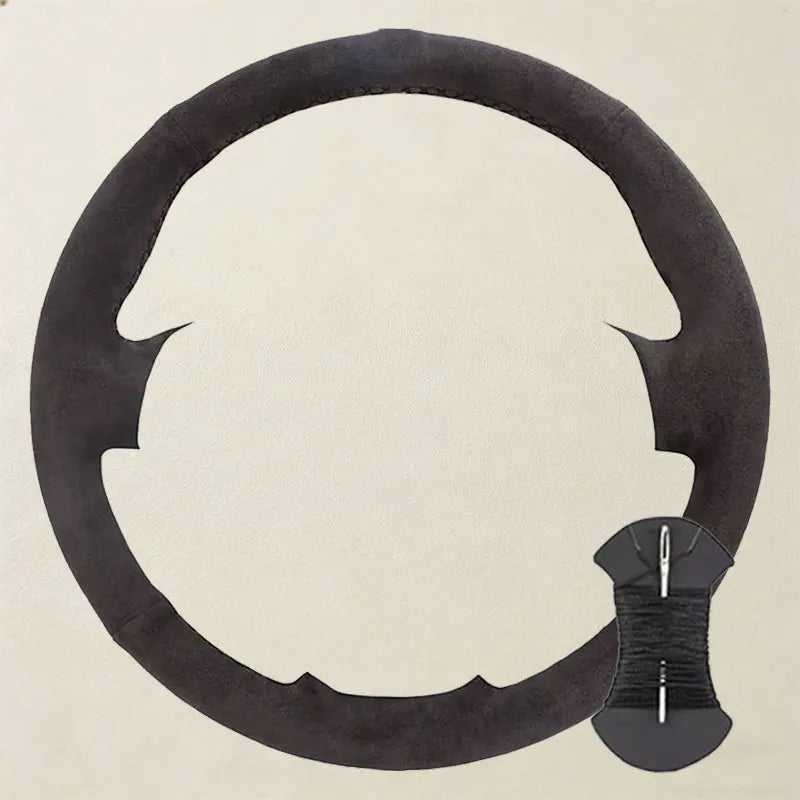 Custom Suede Leather Car Steering Wheel Cover For Volkswagen VW Golf 4 Passat B5 1996-2003 Seat Leon 1999-2004 Polo 1999-2002
