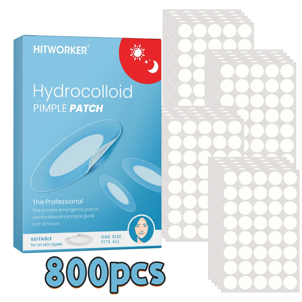 240/400/800pcs Ultra-Thin Invisible Acne Patches, Invisible Pimple Stickers for Face