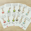 6pcs/12pcs cute fish keychains, including a thank-you card, fish pendants, birthday gifts, and party favors.