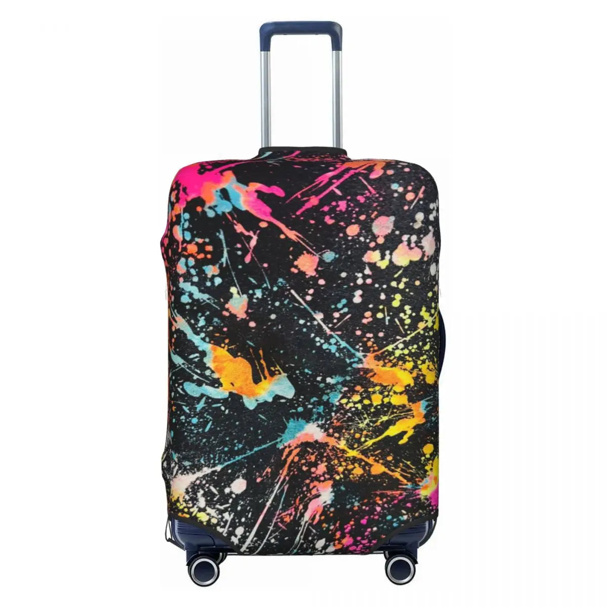 Custom Colorful Abstract Graffiti Camouflage Pop Art Suitcase Cover Dust Proof Travel Luggage Covers for 18-32 inch