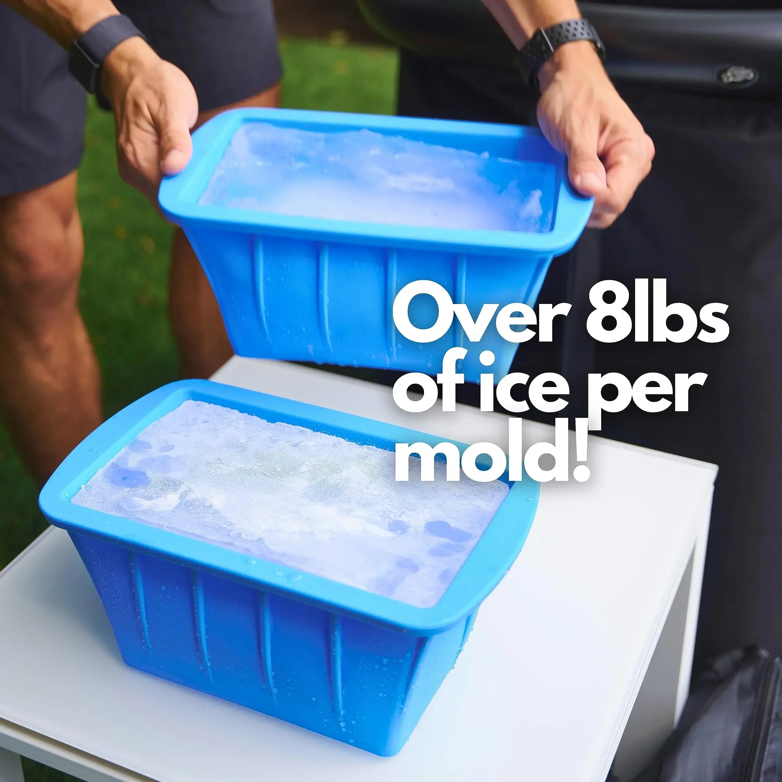 Ice Block Mold Extra Large Ice Box Large Silicone Box Super Ice Box