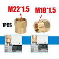 Reducing Brass Fitting 3/8" 1/2" M14 M18 M22 Thread Connector Male Female Adaptor Pressure Washer Gun Hose Connector