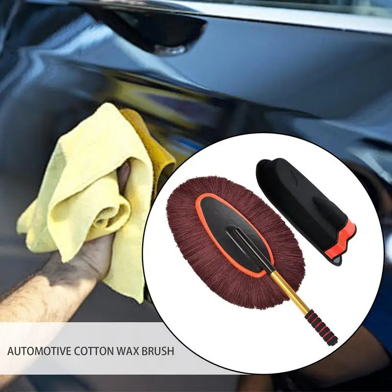 Car Wash Brush Retractable Handle Duster Tools Truck Wash Brush For Exterior Washing Cleaning Trucks SUV RV Vehicles Indoor