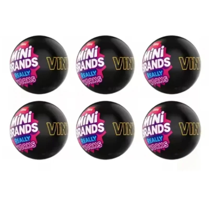 ZURU Mini Brands Really Works Series 1 Mini Vinyl Playset, Functional Mini Record Player That Plays Real Music Toy Gift