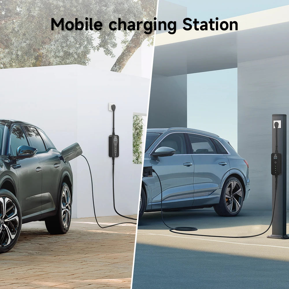 AFYEEV 16A 3.6kw 5m Type2 Type1 EV Charger Portable GBT Electric Vehicle Charger EVSE Charging Cable Safety and Reliable Wallbox