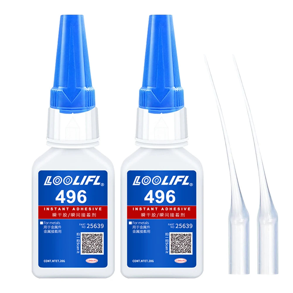 LOOLIFL20g 496 Multifunctional Adhesive Is Suitable for Metal, Plastic Toys, Shoes, Ceramics, DIY Handicrafts, and Daily Repairs
