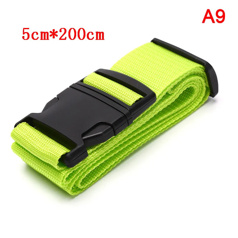 Travel Luggage Strap Adjustable Password Lock Packing Belt Baggage Secure Lock Anti-theft Luggage Strap Bundling Belt