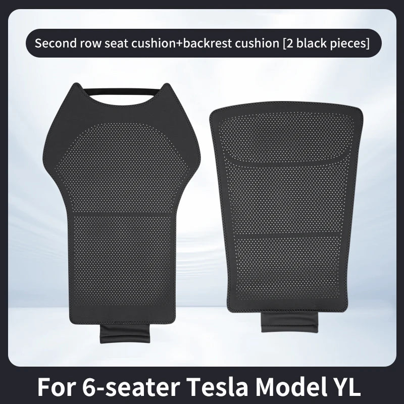 For 6-seater Tesla Model YL car seat cushion, Model Y L front and rear seat cushion, seat back cushion, seat protection cushion