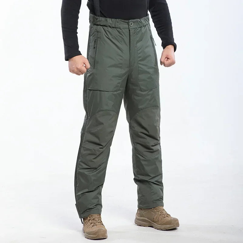 4.0 Tactical Pants,Cargo Pants Men, Winter Thermal Waterproof Windproof Ski Fishing Hunting Men Clothing