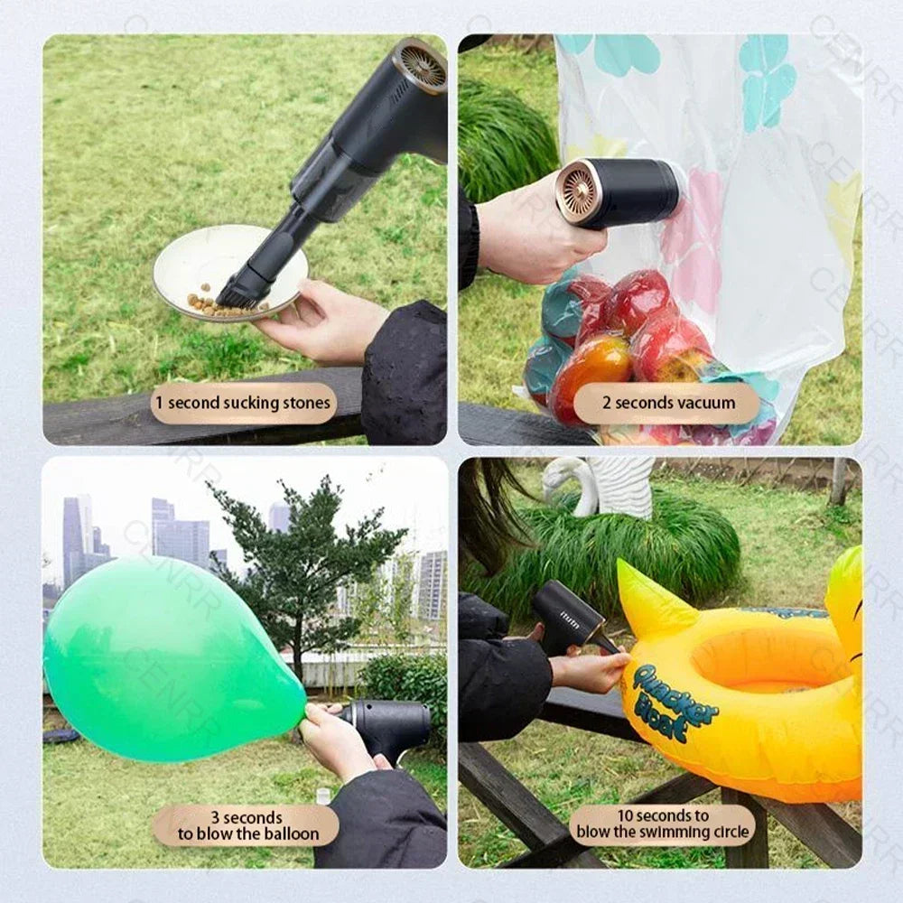 CENRR Vacuum Cleaner Car Wireless Handheld Home Portable Cleaning Mini Suction Powerful Machine Strong Appliance Auto Cleaners