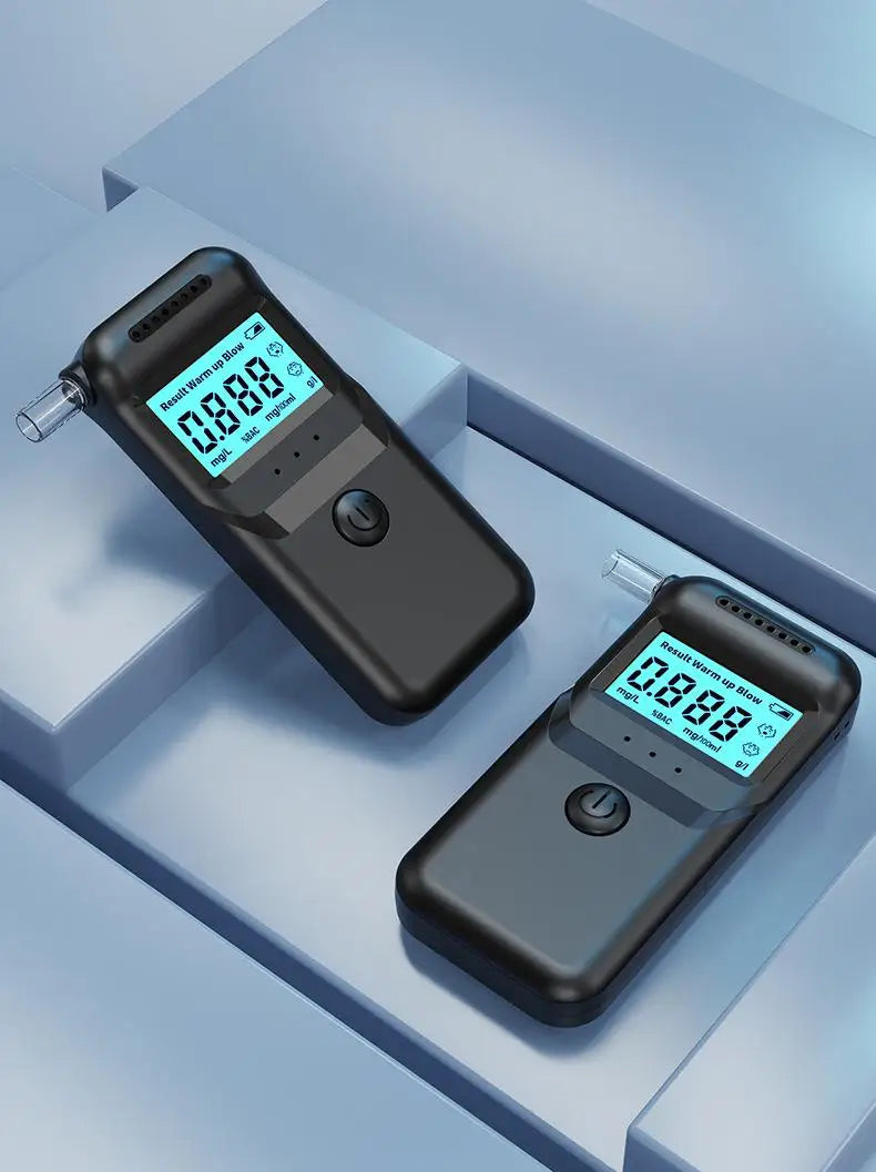 Lenovo Alcohol Breathalyzer Tester Digital LCD Display Grade Accuracy Personal Alcohol Test for Home Use Drunk Driving Analyzer