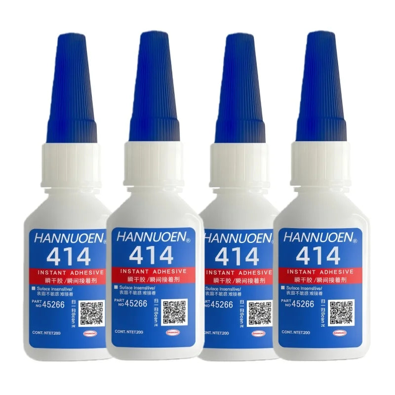 HANNUOEN O20ml 401/406 Instant Strong Super Glue Universal Superglue Mighty Instant Glue for Resin Ceramic Metal Glass Fast Dry