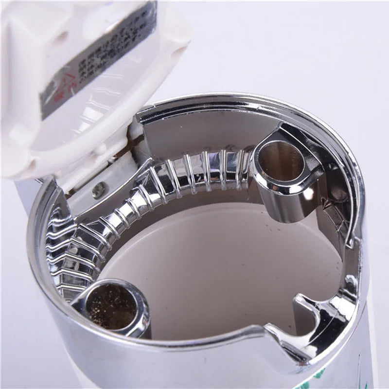 CHIZIYO Newest Car Portable Cigar Cigarette Ashtray Smokeless Carbon Fiber Car Ashtray With Led Light