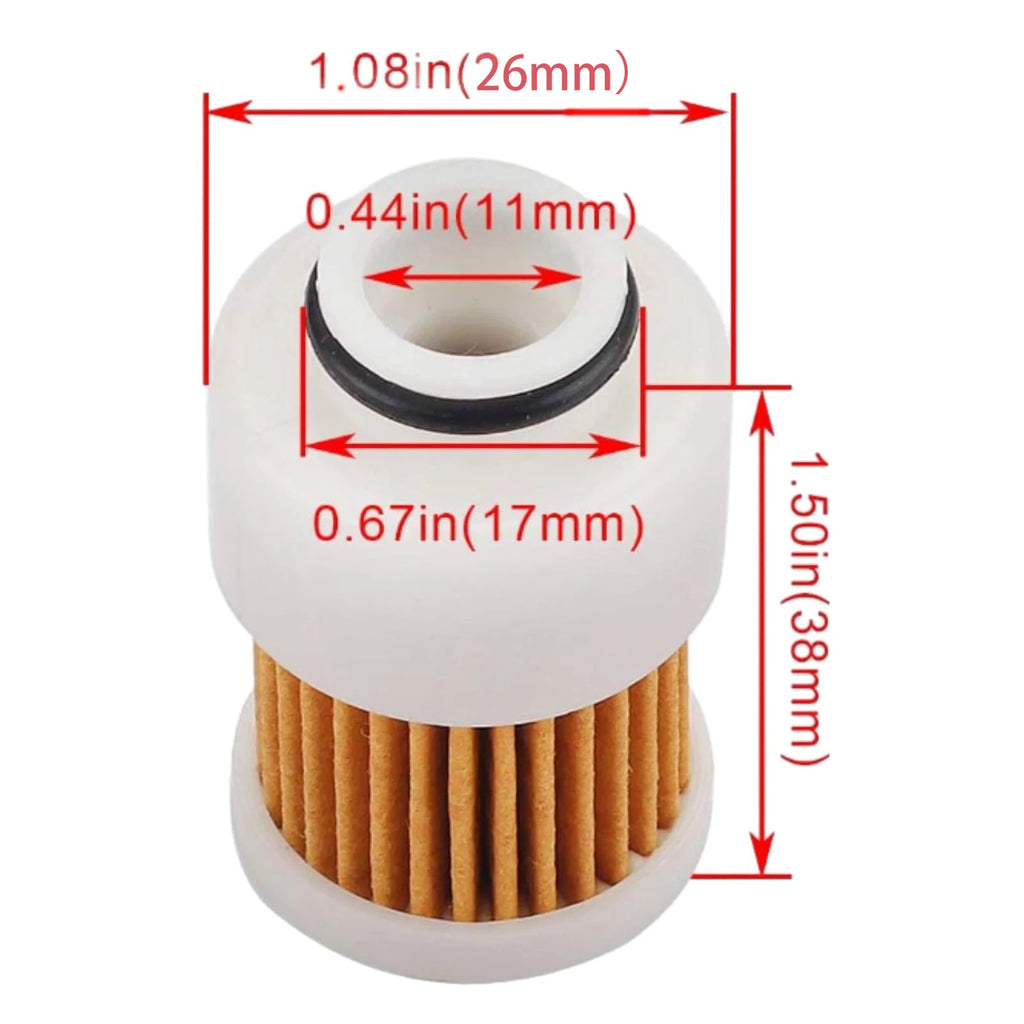 68V-24563-00 Fuel Filter for Yamaha 50 60 75 90 115 HP and Mercury 75 80 90 100 115 HP Outboard Engine 35-881540  881540
