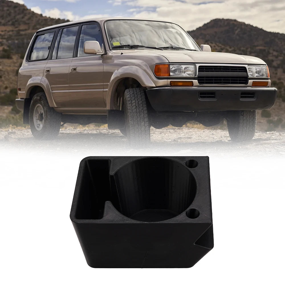 Square Insert Cup Holders For Toyota Landcruiser 80 Series Armrest Box Beverage Cup Holder