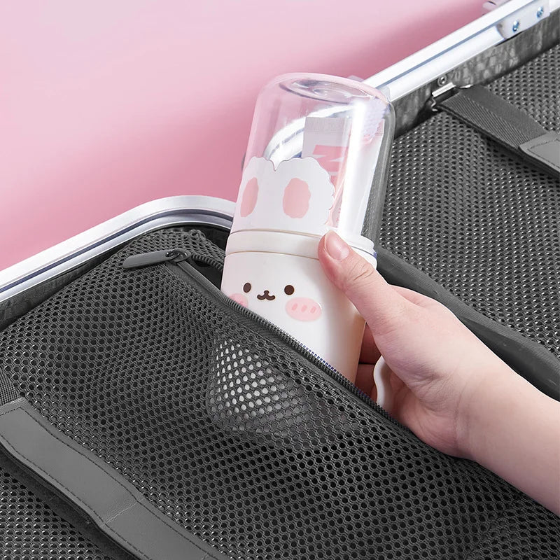 Toothbrush And Cup Storage Box Travel Toothbrush Cup Set  Portable Cute Toothbrush Cup Set For Children And Couples
