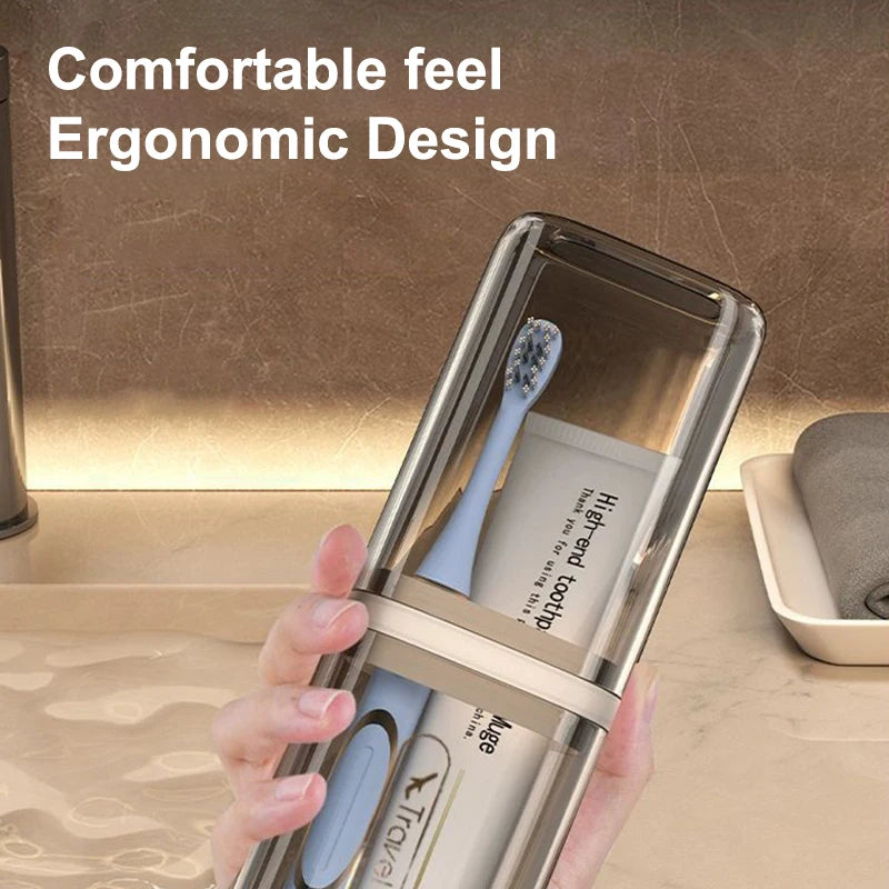 Transparent Toothbrush Travel Containers Portable Toothbrush Case Outdoor/business Trip/travel Acessories 1/3/5PCS
