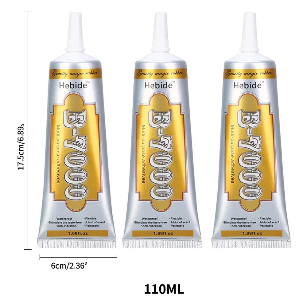 15/25/50/110ML B-7000 Glue Safety Materials Upgraded Clear Contact Phone Repair Universal Glass Plastic DIY B7000 Adhesive