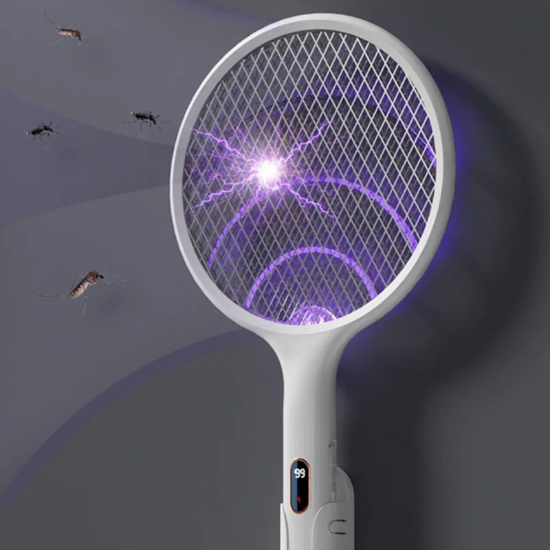 2025 Qualitell Mosquito Swatter E3 With Smart LED Power Display Killer Lamp Wall-mounted Repellent Lamp Rechargeable 2000mAh
