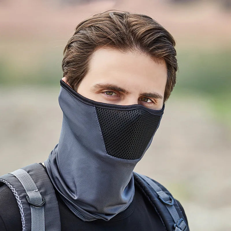 Summer Cycling Ear Protection Outdoor Sports Climbing Camping Windproof Balaclava Motorcycle Face Mask Neck Brace Scarf Cap