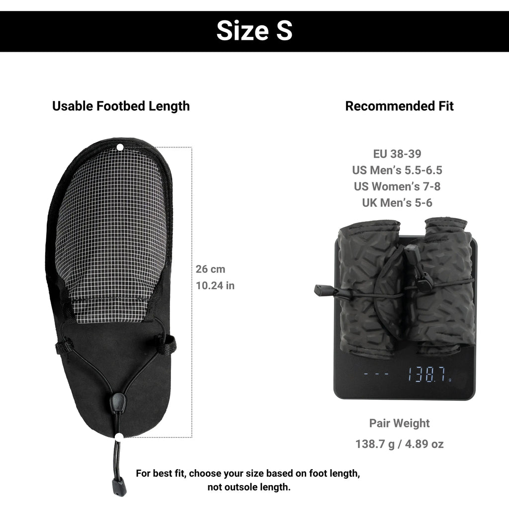 [HODR GEAR] Camp Shoes Ultralight Rollable Footwear Breathable Dyneema® Grid Upper Sole Packable Quick-Dry Short Camp Movement
