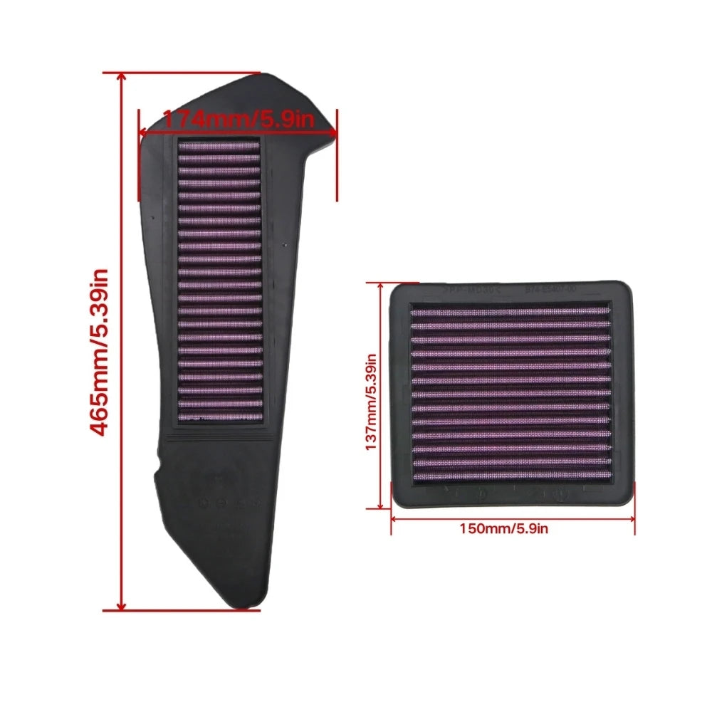 Motorcycle Air Filter Air Intake Cleaner Engine For Yamaha XMAX300 XMAX250 XMAX 300 X MAX 250 2019 2020 2021