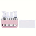 4 IN 1 50ml Dispenser Travel Cosmetic Spray Lotion Shampoo Combination Bottles