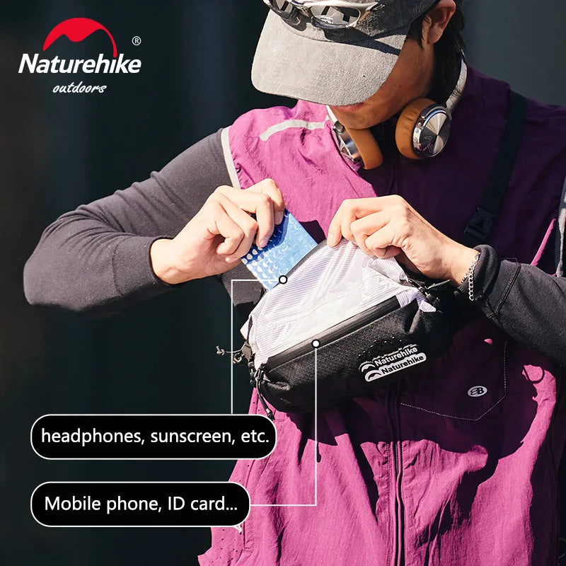 Naturehike Hydrogen Series 5L Crossbody Chest Bag Outdoor Casual Shoulder Satchel Portable Waterproof Waist Bag Cycling Running