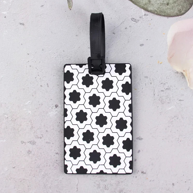 Fashion PVC Luggage Tag Boarding Pass Luggage Tags Suitcase Address Label Travel Accessories Bag Tags for Luggage