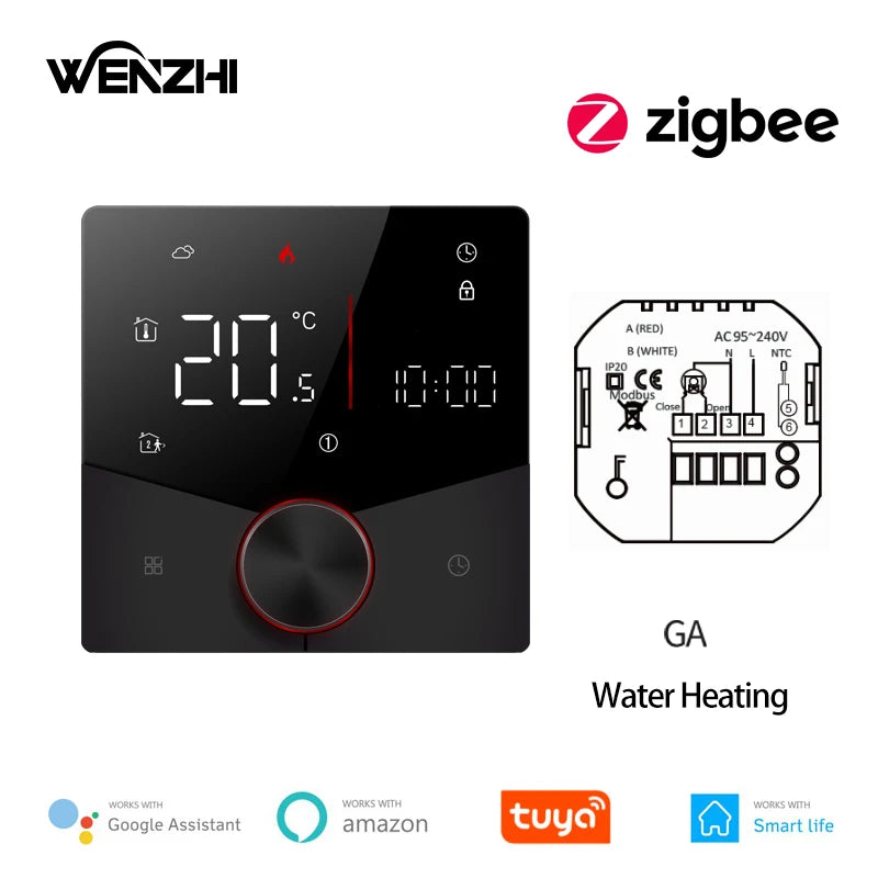 ZigBee/Wifi Warm Floor Room Heating Thermostat Temperature Controller For Water/Electric/Gas Boiler Tuya Smart Life Alexa Home