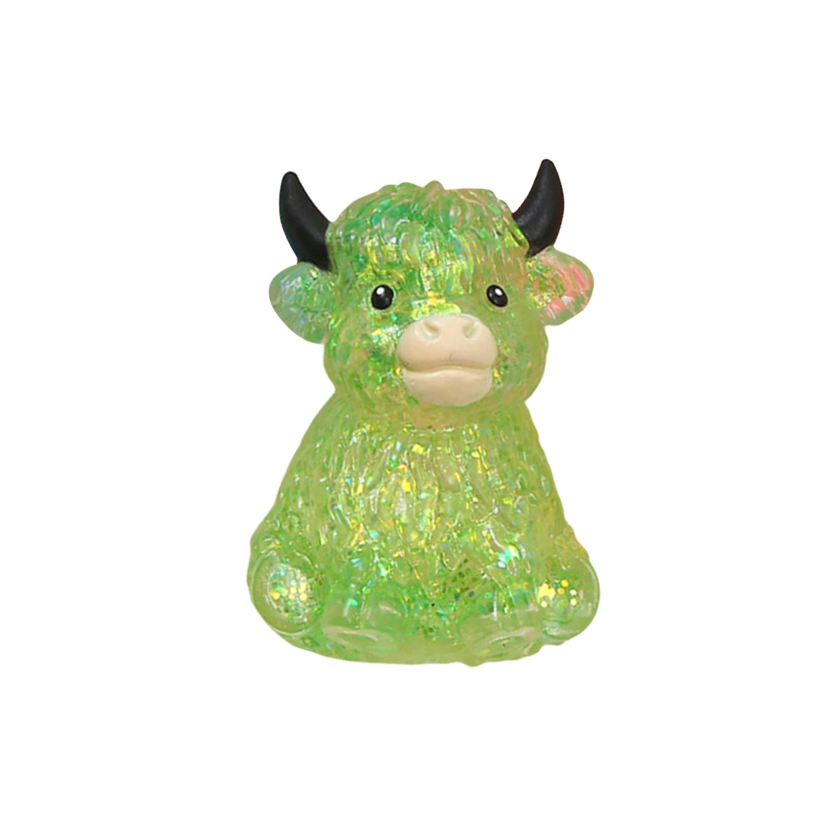 Cute Cow Squishy Maltose Fidget Toy Soft Cow Needoh Toy Small Cute Animal Anti Stress Splat Decompressions Vent Squeeze Toy