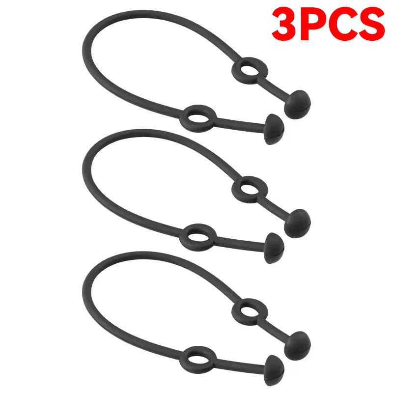 12-1PCS Anti-lost Earhooks for Hanging Neck Earphone Sport Headphones Portable Soft Silicone Anti-drop Ear Hook Protective Strap