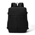 Large Capacity Travel Backpack Clamshell Opening Lightweight Daypack Side Compression Straps Separate Laptop Compartment